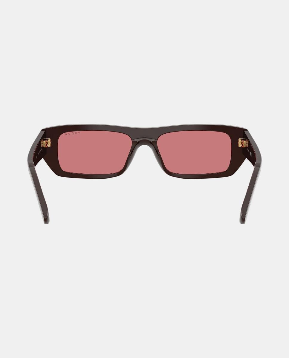 Gafas de sol VO5657SU de mujer rectangular en acetato - Vogue - Marrón Marrón-6