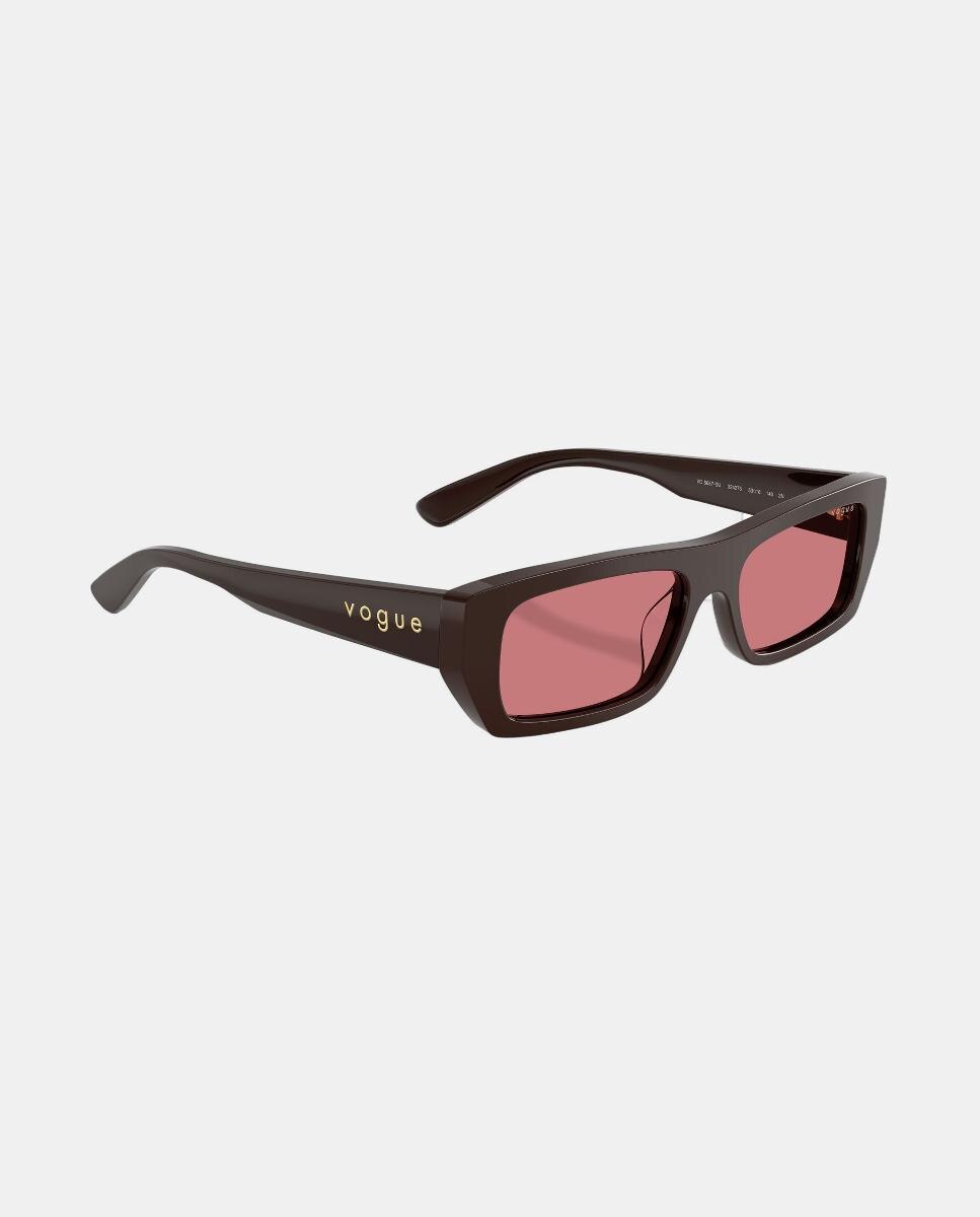 Gafas de sol VO5657SU de mujer rectangular en acetato - Vogue - Marrón Marrón-7