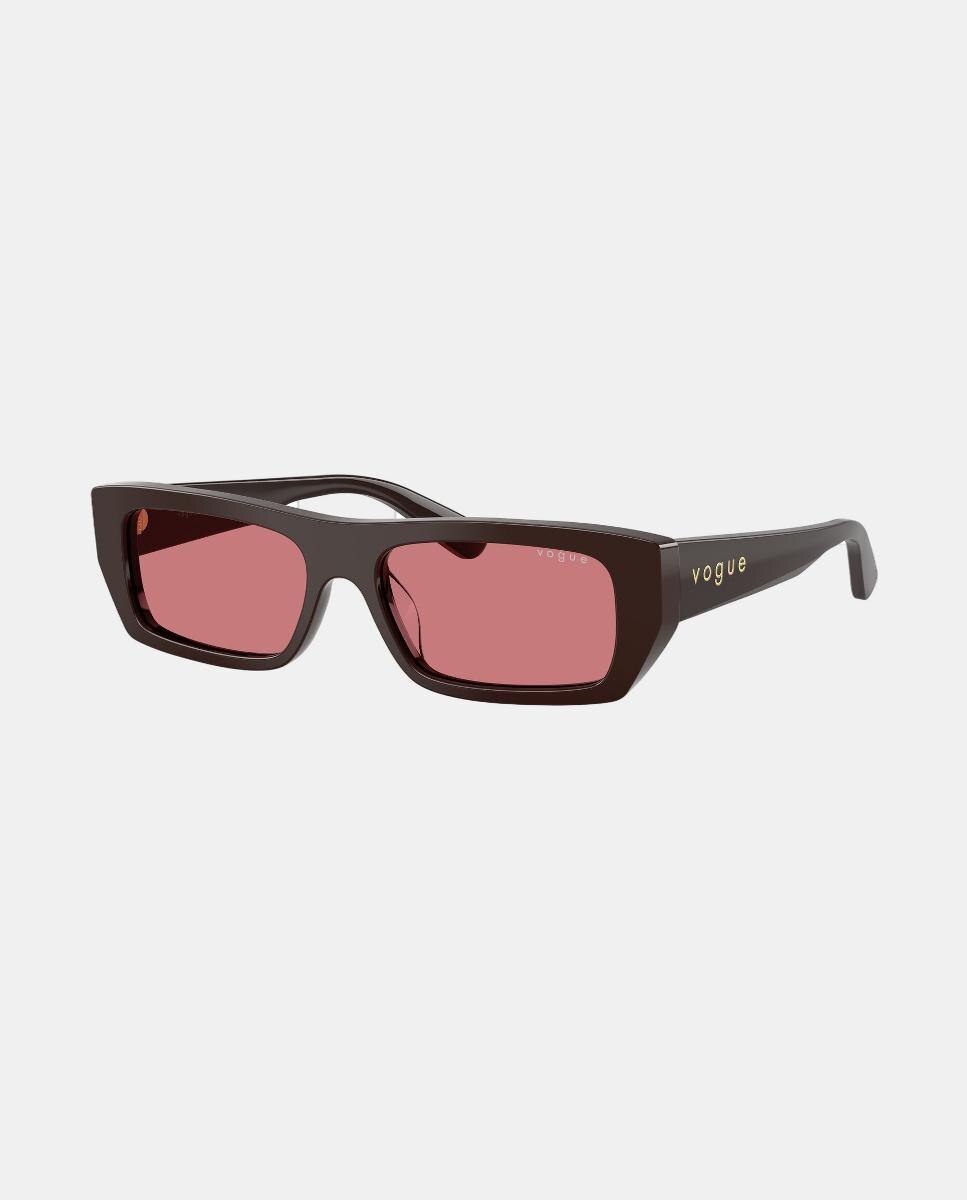 Gafas de sol VO5657SU de mujer rectangular en acetato - Vogue - Marrón Marrón-8