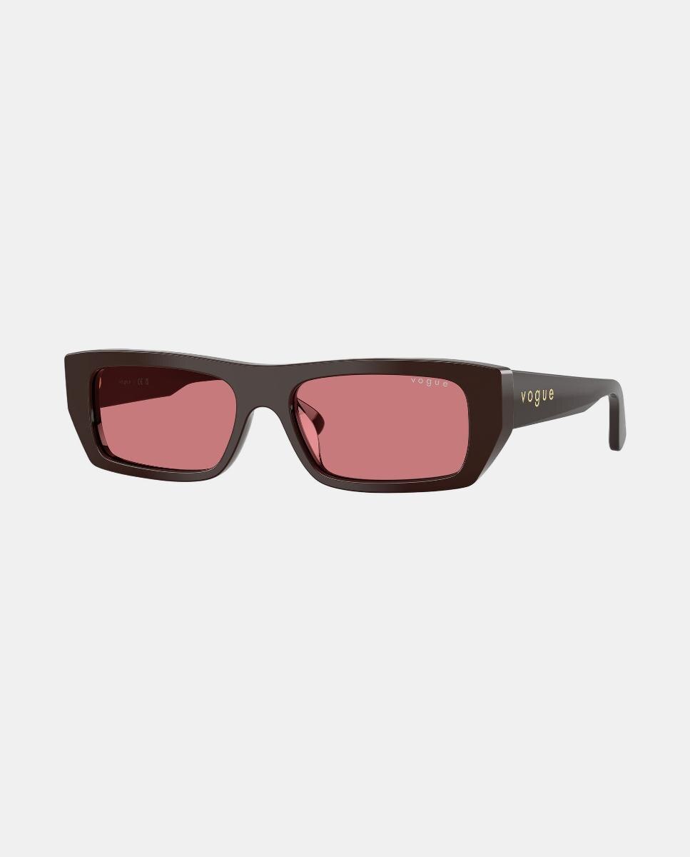 Gafas de sol VO5657SU de mujer rectangular en acetato - Vogue - Marrón Marrón-9