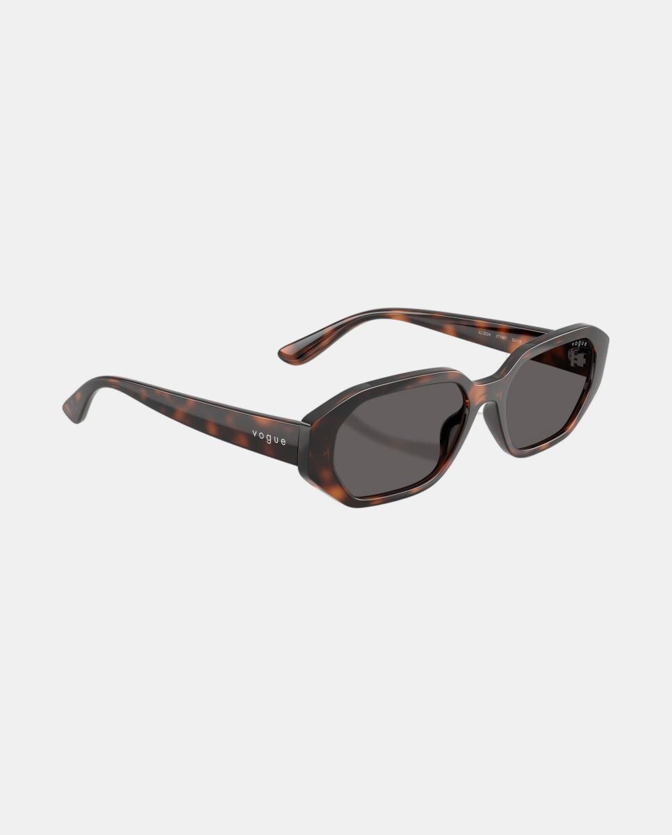 Gafas de sol VJ2034 de mujer geométrica en inyectado - Vogue - Marrón Marrón-7