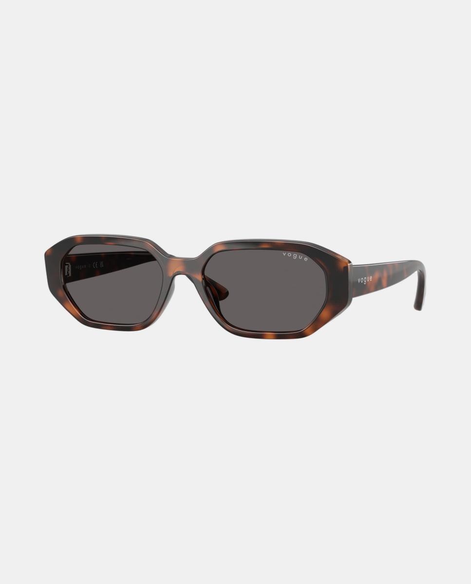 Gafas de sol VJ2034 de mujer geométrica en inyectado - Vogue - Marrón Marrón-9
