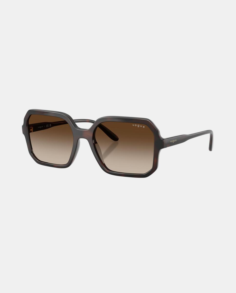 Gafas de sol VO5696S de mujer cuadrada en inyectado con lente degradada - Vogue - Marrón Marrón-2