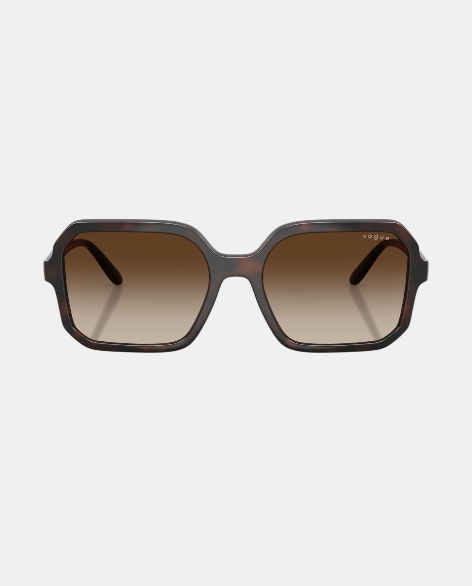 Gafas de sol VO5696S de mujer cuadrada en inyectado con lente degradada - Vogue - Marrón Marrón-4