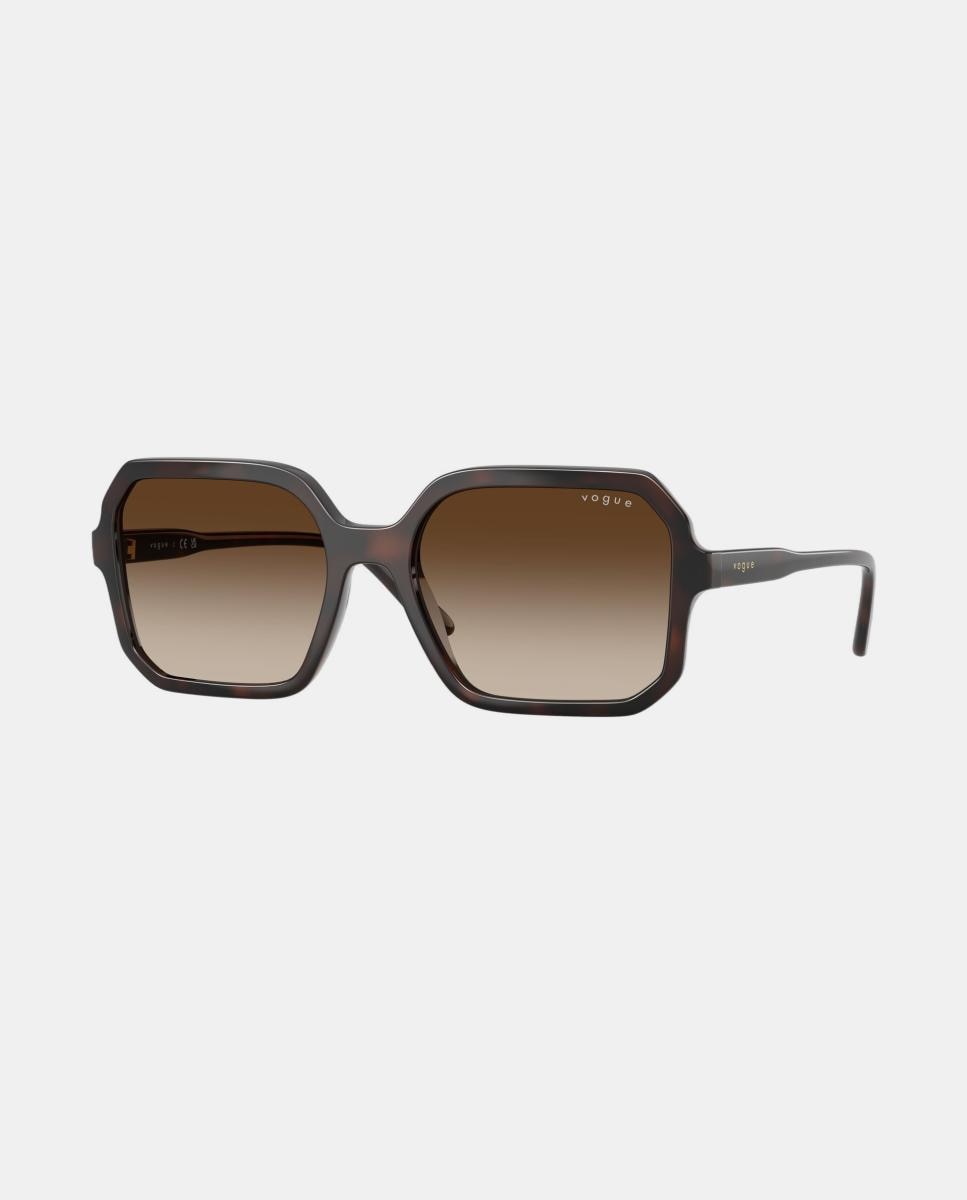 Gafas de sol VO5696S de mujer cuadrada en inyectado con lente degradada - Vogue - Marrón Marrón-9