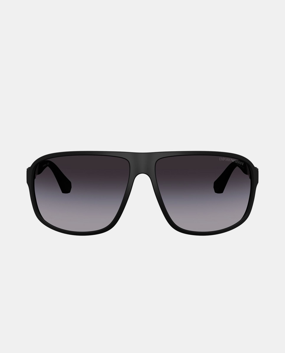 Imagen 0 de Gafas de sol EA4029 de hombre cuadrada en inyectado con lente degradada Negro