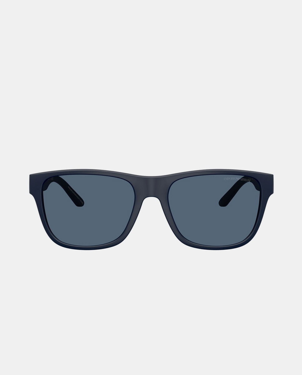 Imagen 1 de Gafas de sol EA4243 de hombre cuadrada en inyectado - Emporio Armani - Azul Azul
