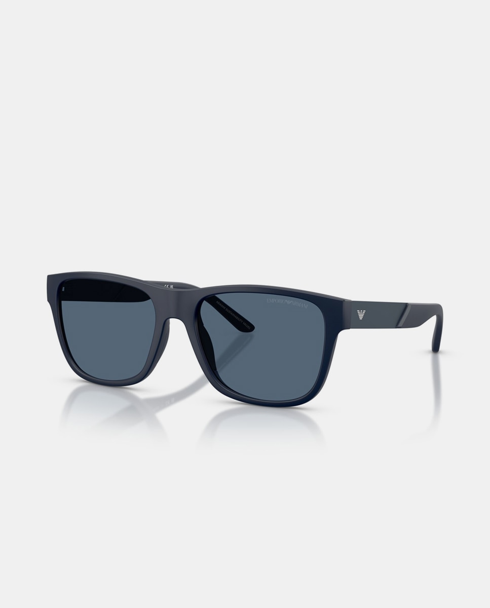 Imagen 2 de Gafas de sol EA4243 de hombre cuadrada en inyectado - Emporio Armani - Azul Azul