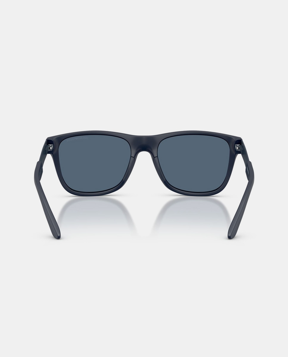 Imagen 6 de Gafas de sol EA4243 de hombre cuadrada en inyectado - Emporio Armani - Azul Azul