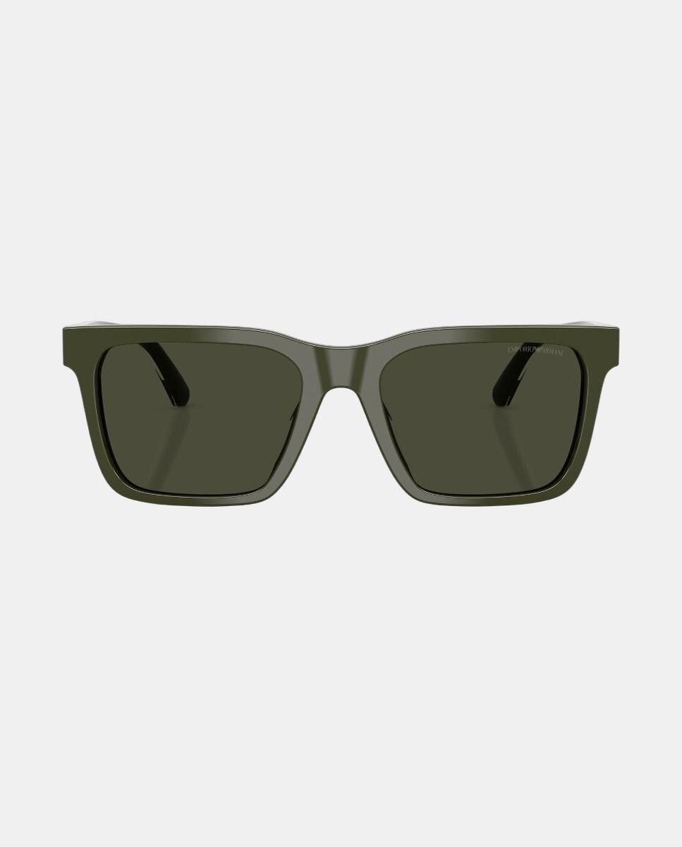 Gafas de sol EA4262U de hombre cuadrada en acetato - Emporio Armani - Verde Verde-4