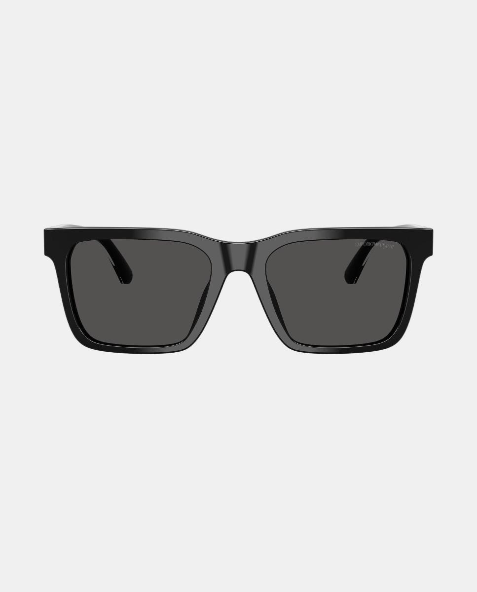Gafas de sol EA4262U de hombre cuadrada en acetato - Emporio Armani - Negro Negro-1