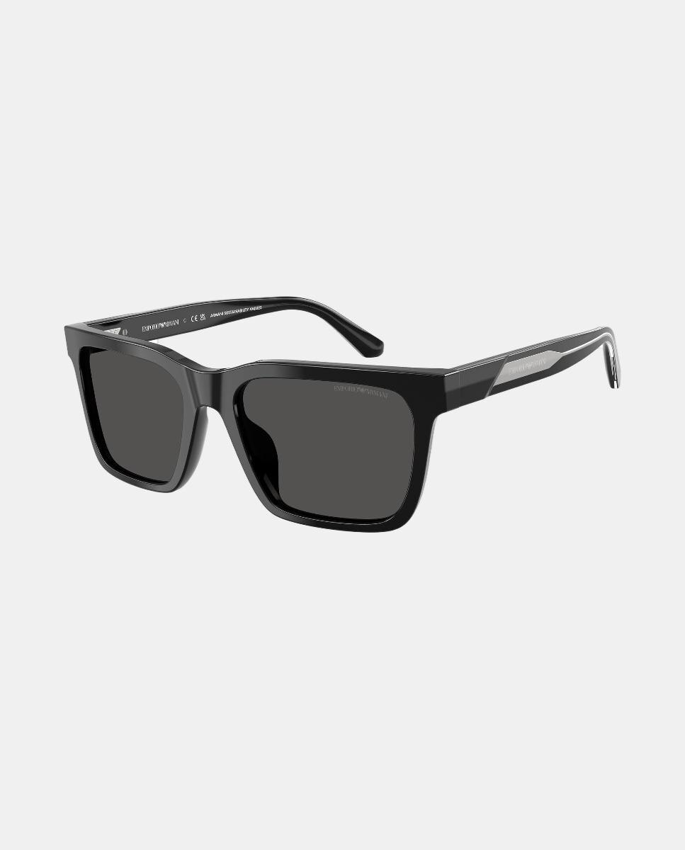 Gafas de sol EA4262U de hombre cuadrada en acetato - Emporio Armani - Negro Negro-8