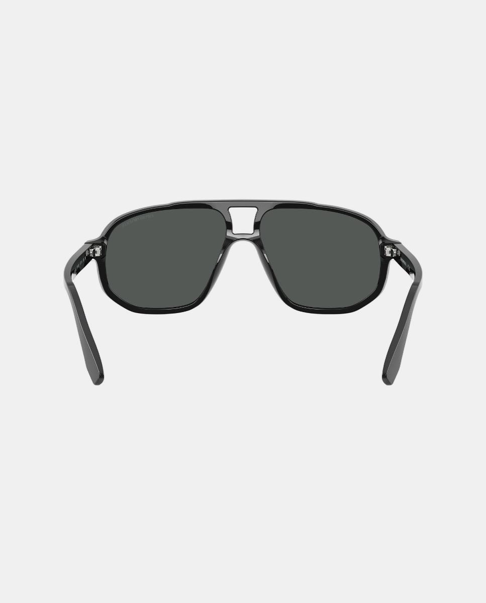 Gafas de sol EA4263U de hombre piloto en acetato - Emporio Armani - Negro Negro-6