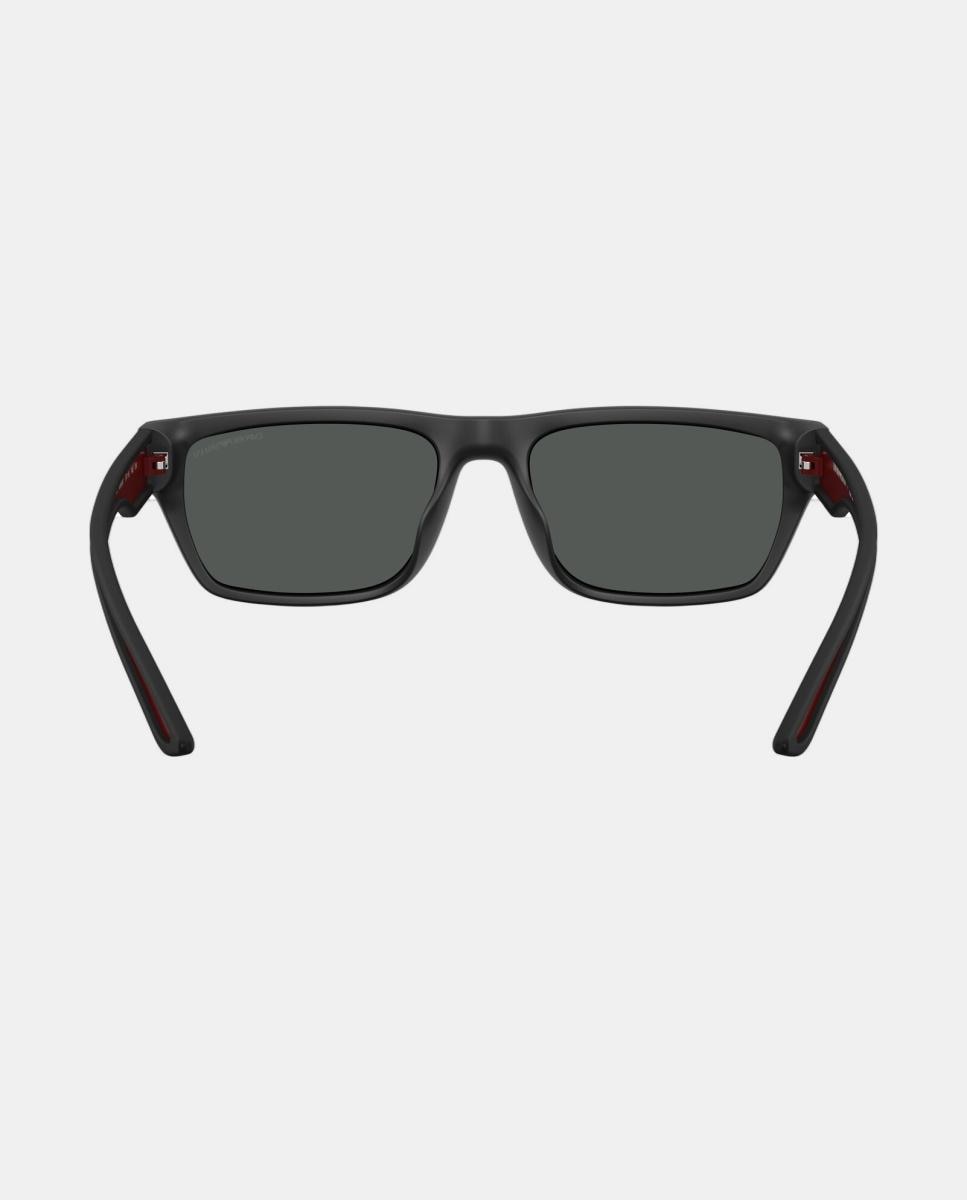 Gafas de sol EA4267U de hombre rectangular en inyectado - Emporio Armani - Negro Negro-6