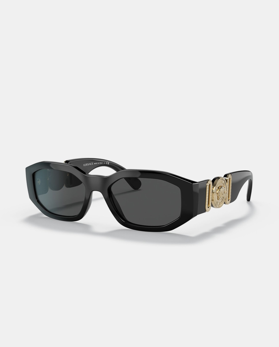 Gafas de sol VE4361 de hombre geométrica en inyectado - Versace - Negro Negro-2