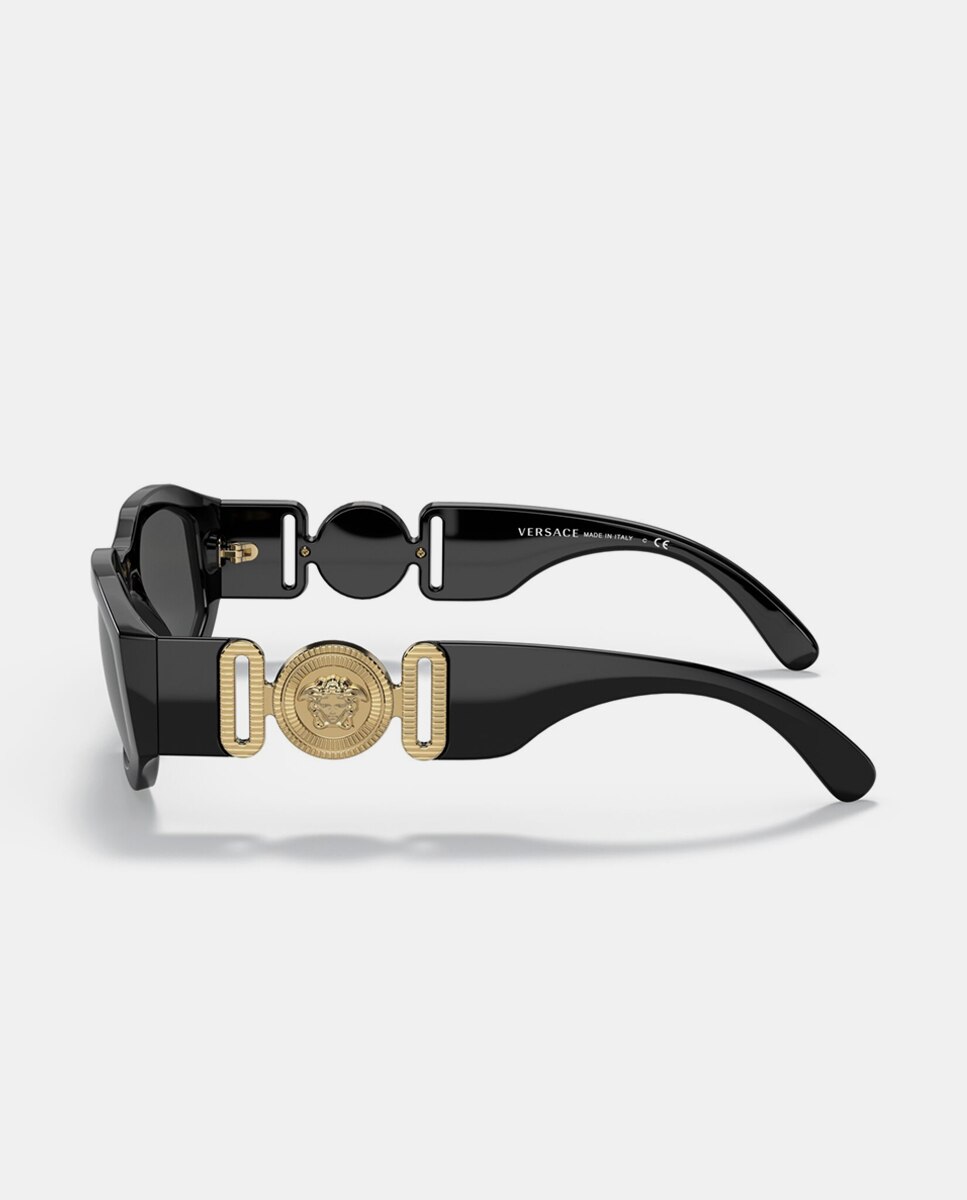Gafas de sol VE4361 de hombre geométrica en inyectado - Versace - Negro Negro-3