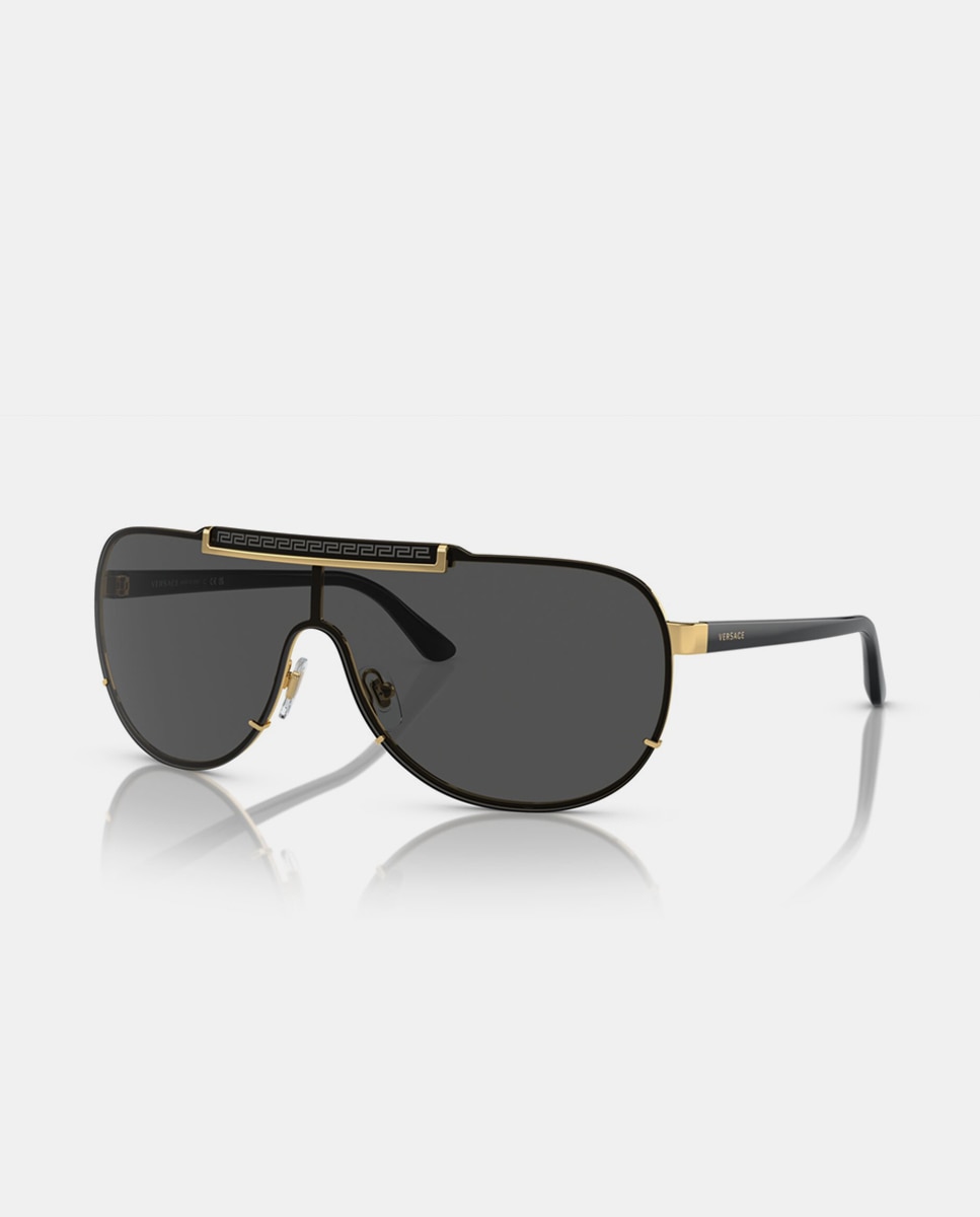 Imagen 2 de Gafas de sol VE2140 de hombre piloto en metal - Versace - Oro Oro