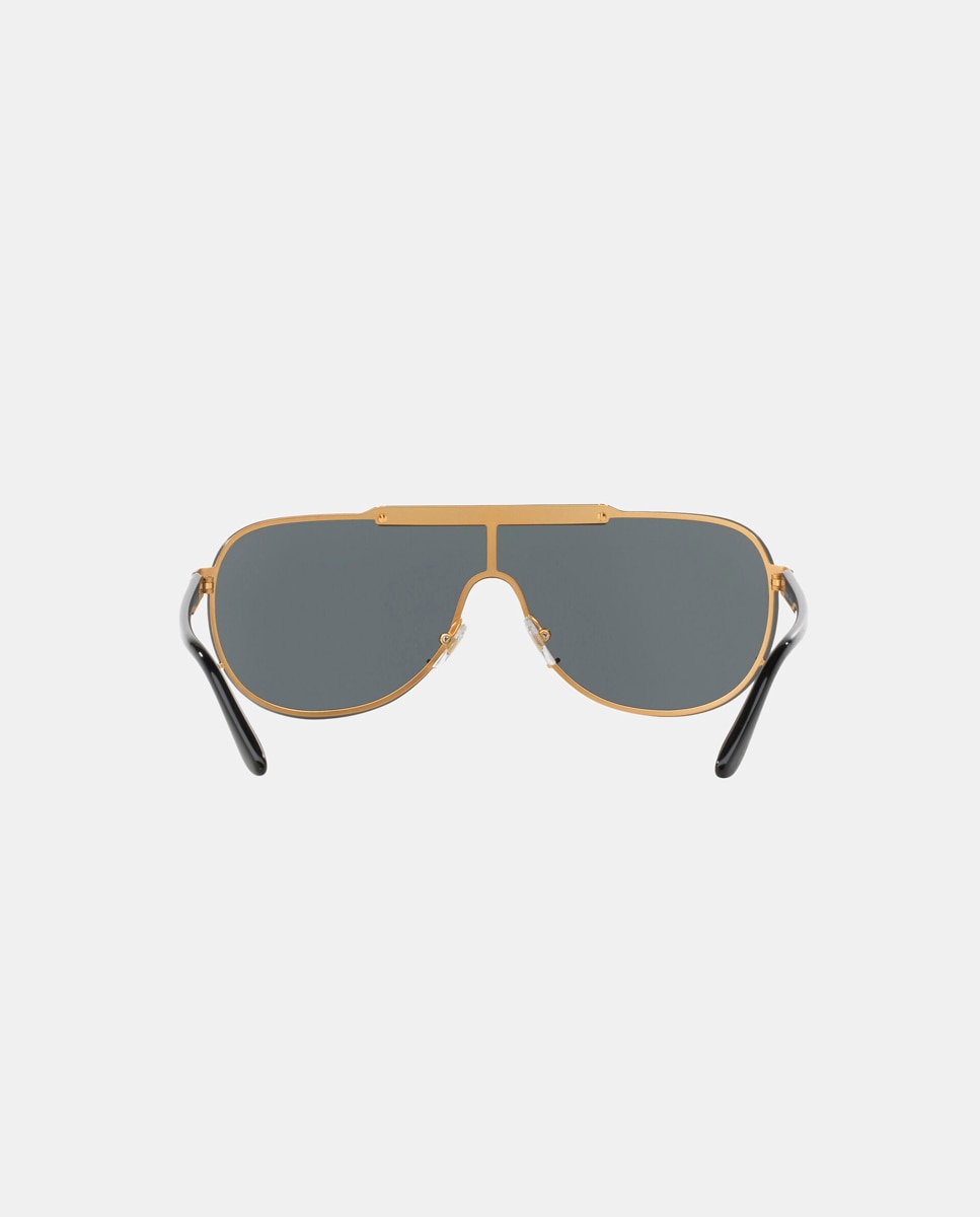 Imagen 7 de Gafas de sol VE2140 de hombre piloto en metal - Versace - Oro Oro