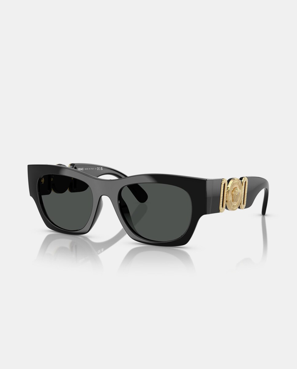 Imagen 2 de Gafas de sol VE4479U de hombre cuadrada en inyectado - Versace - Negro Negro