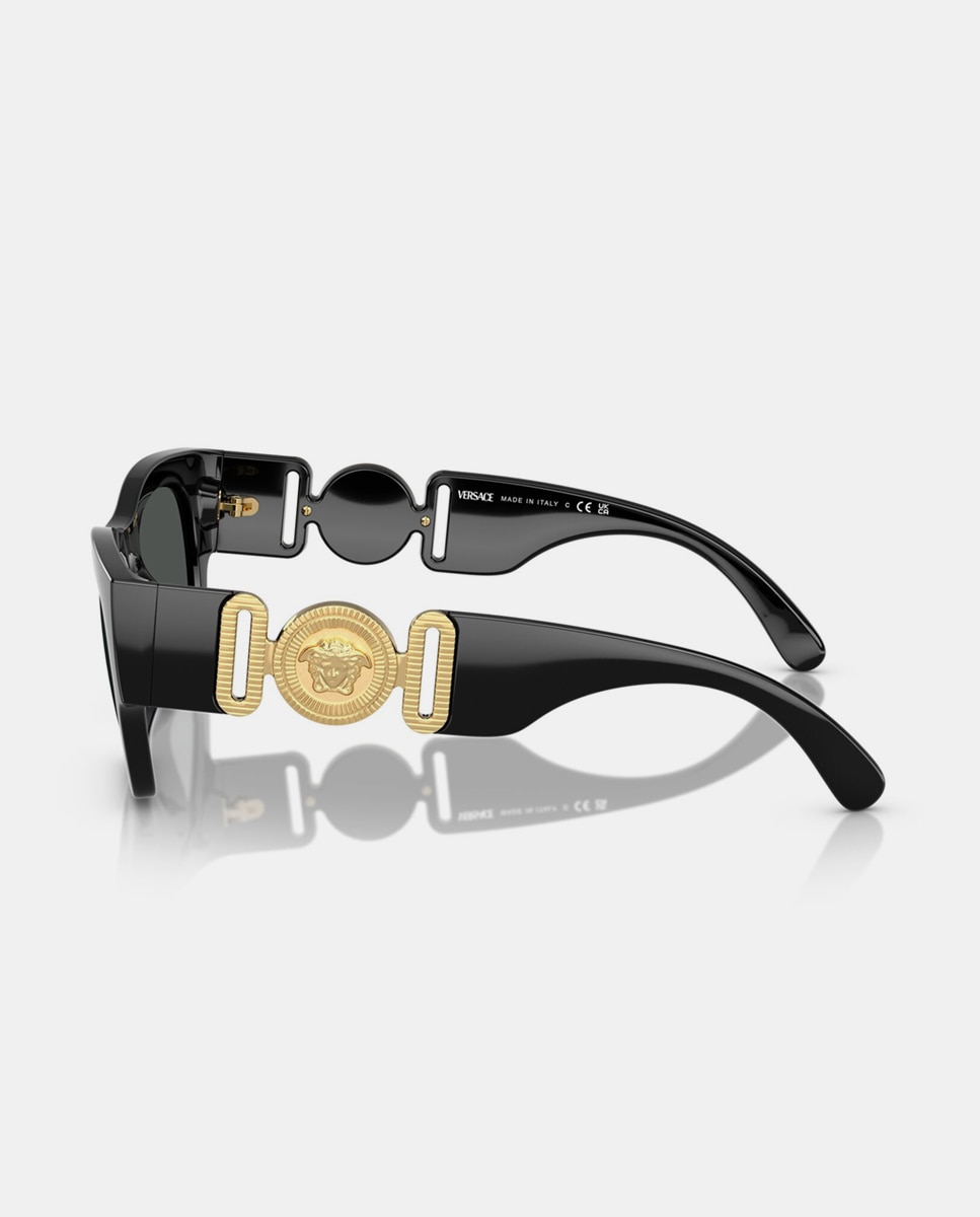 Imagen 3 de Gafas de sol VE4479U de hombre cuadrada en inyectado - Versace - Negro Negro