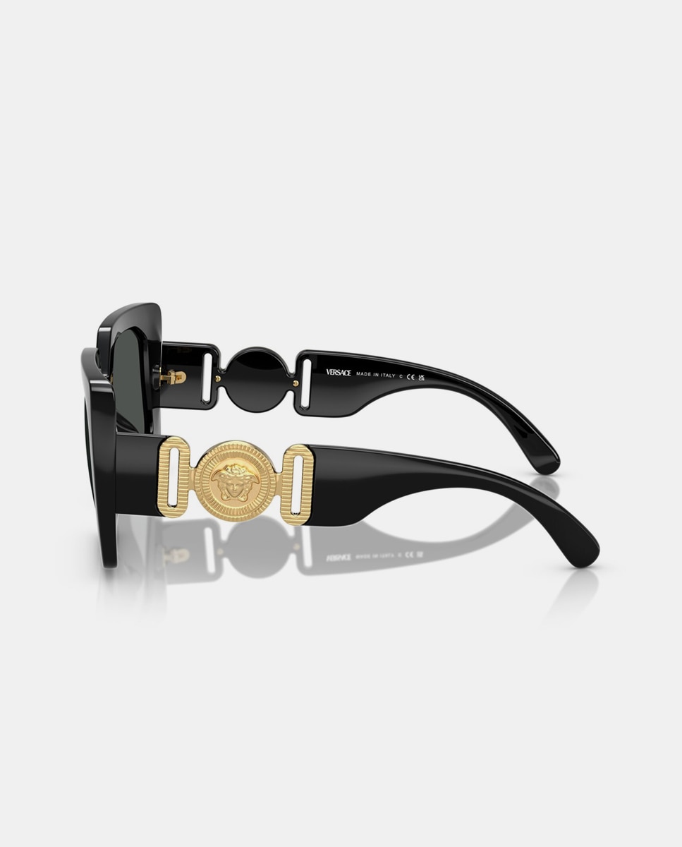 Gafas de sol VE4478U de mujer cuadrada en inyectado - Versace - Negro Negro-3