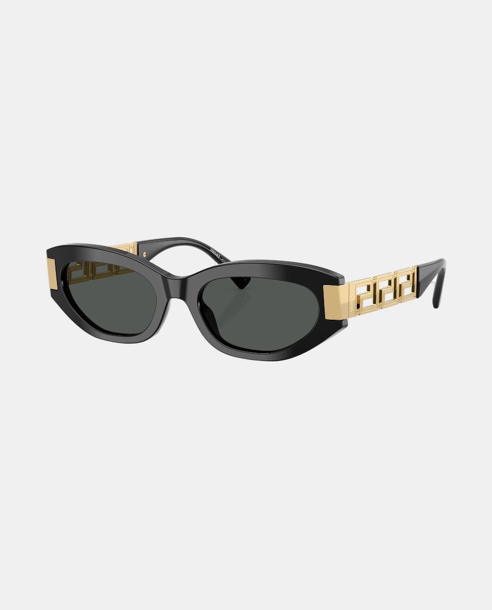 Gafas de sol VE4501 de mujer ojo de gato en acetato - Versace - Negro Negro-2