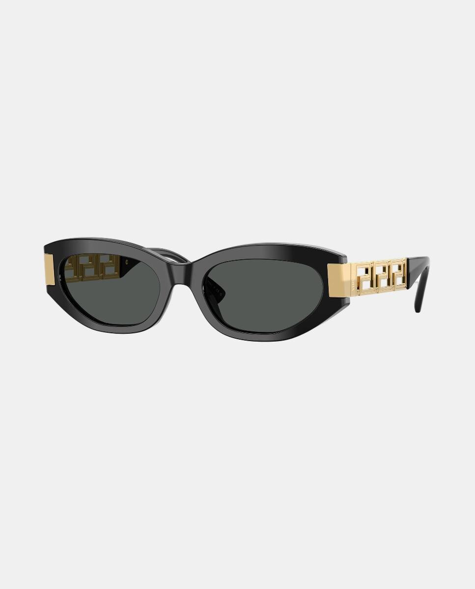 Gafas de sol VE4501 de mujer ojo de gato en acetato - Versace - Negro Negro-8