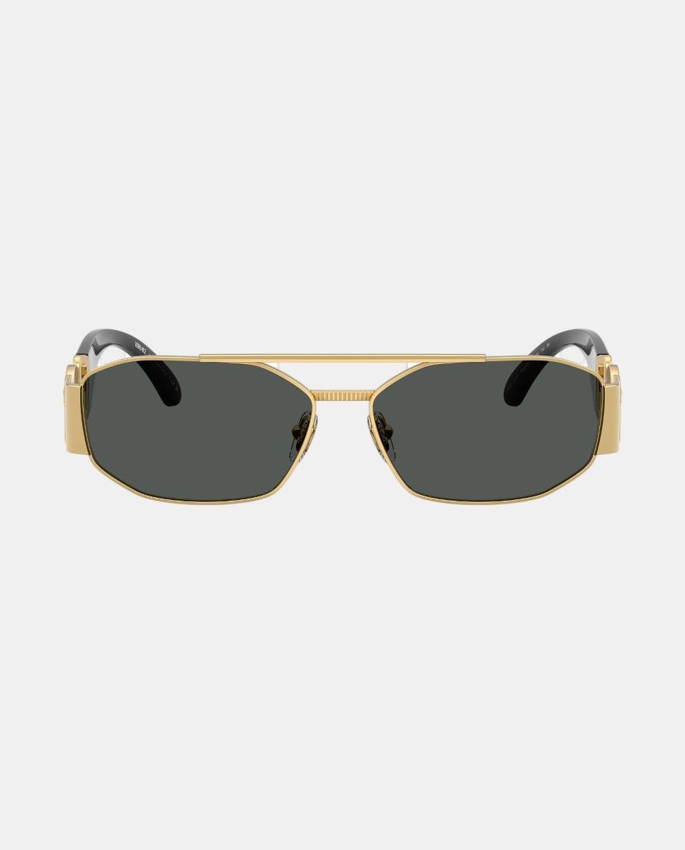 Imagem 0 de Óculos de Sol Geométricos Metálicos