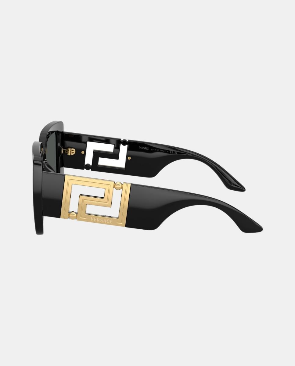 Gafas de sol VE4505U de mujer cuadrada en inyectado - Versace - Negro Negro-3