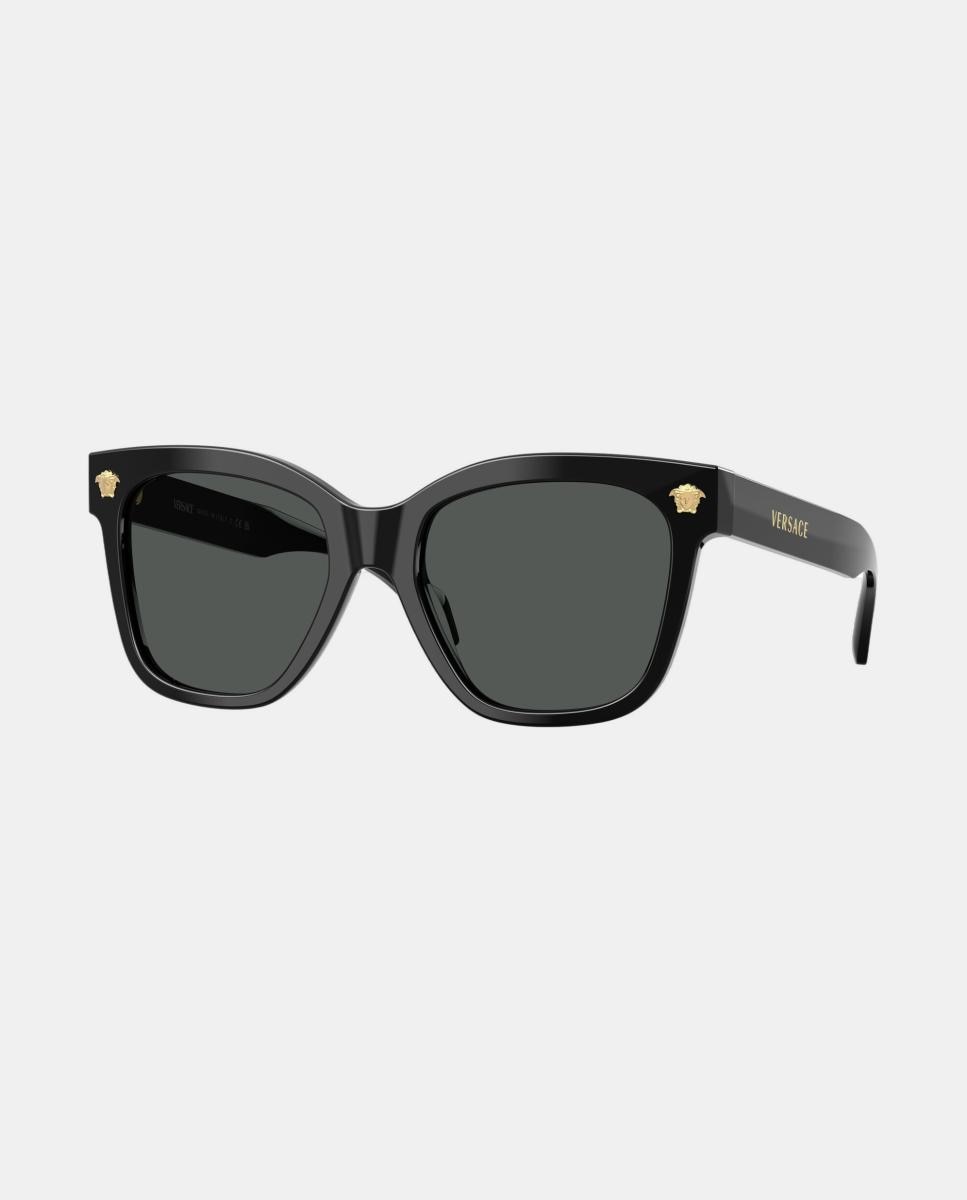 Gafas de sol VE4511 de mujer cuadrada en acetato - Versace - Negro Negro-8