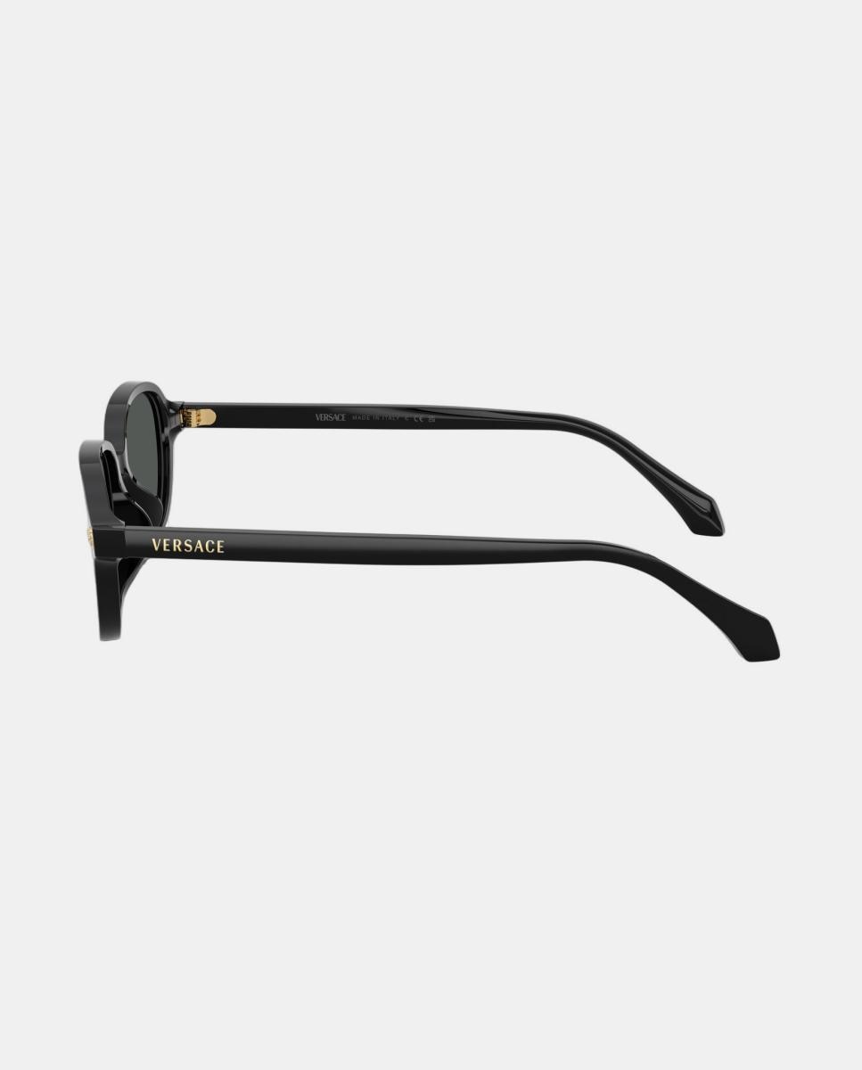 Gafas de sol VE4514D de mujer rectangular en acetato - Versace - Negro Negro-3