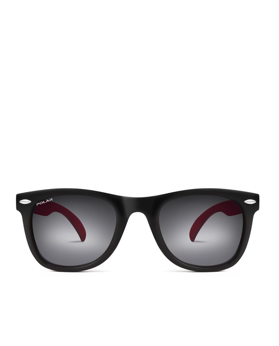 Imagen 0 de Gafas de sol infantiles cuadrada en negro con lentes polarizadas Negro