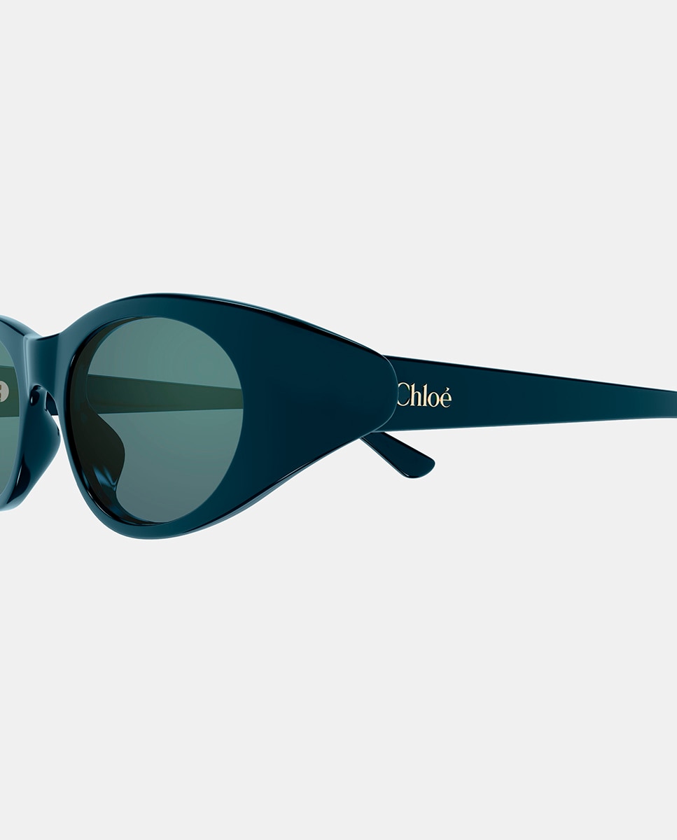 Imagen 3 de Gafa de sol de mujer ojo de gato en acetato - Chloé - Verde Verde