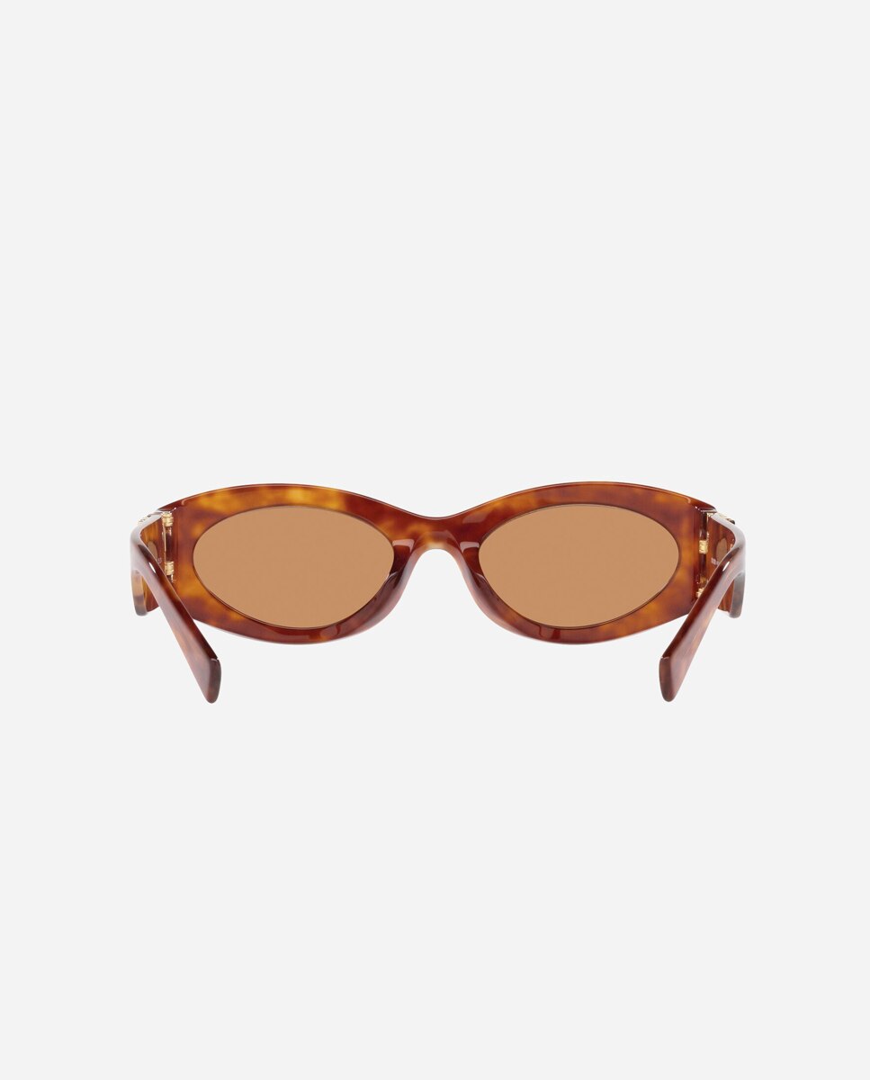Gafas de sol MU 11WSMU 11WS de mujer ovalada en acetato - Miu Miu - Marrón Marrón-7