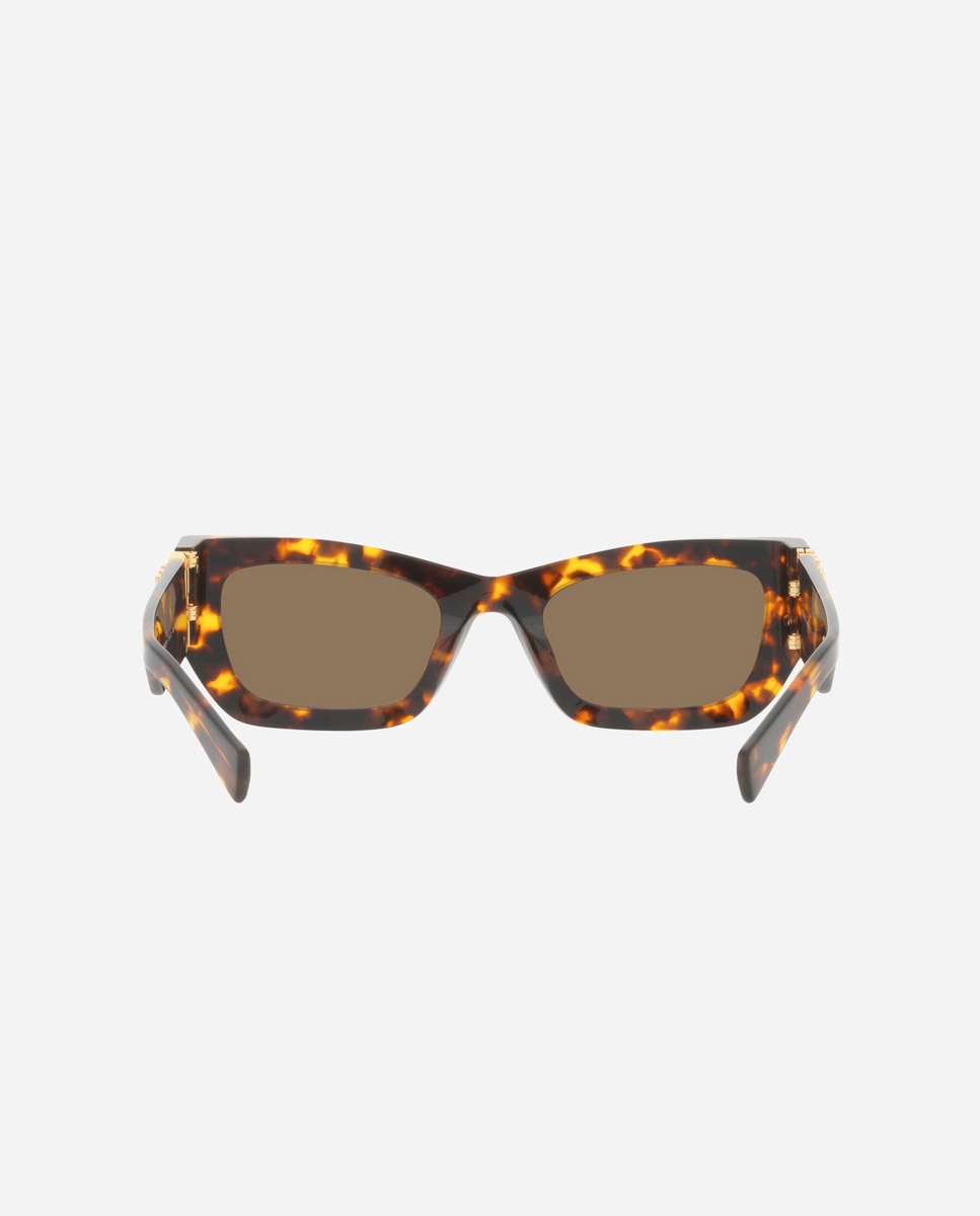 Gafas de sol MU9WS de mujer rectangular en acetato - Miu Miu - Marrón Marrón-7