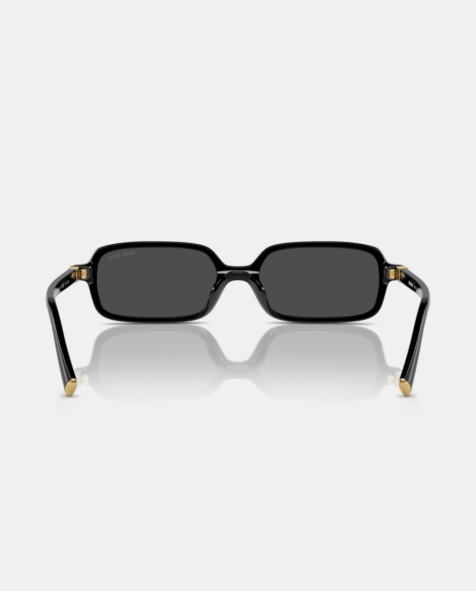 Gafas de sol MU 11ZS de mujer rectangular en acetato - Miu Miu - Negro Negro-6
