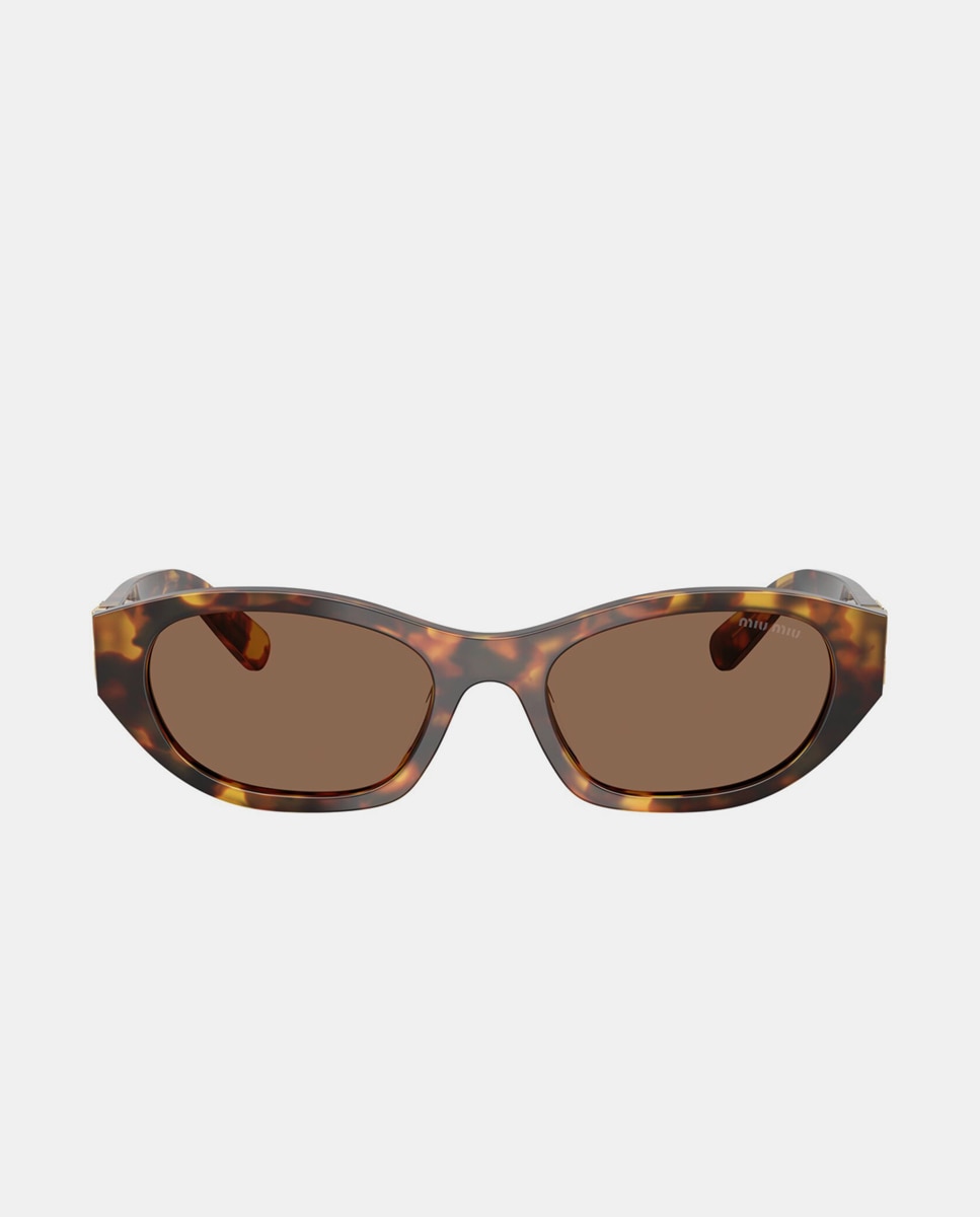 Imagen 0 de Gafas de sol MU A03S de mujer geométrica en acetato Marrón