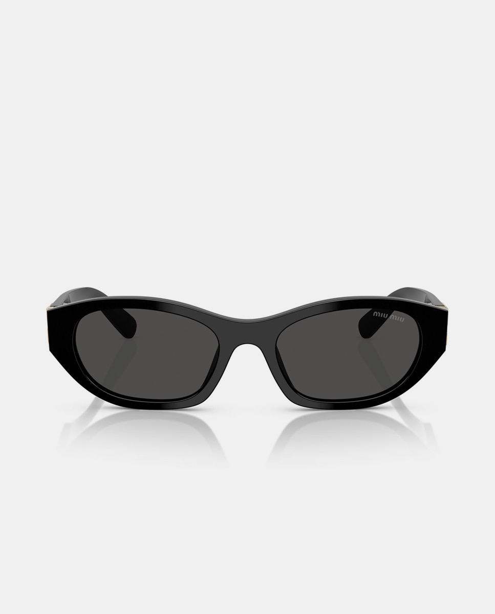 Gafas de sol MU A03S de mujer geométrica en acetato - Miu Miu - Negro Negro-4