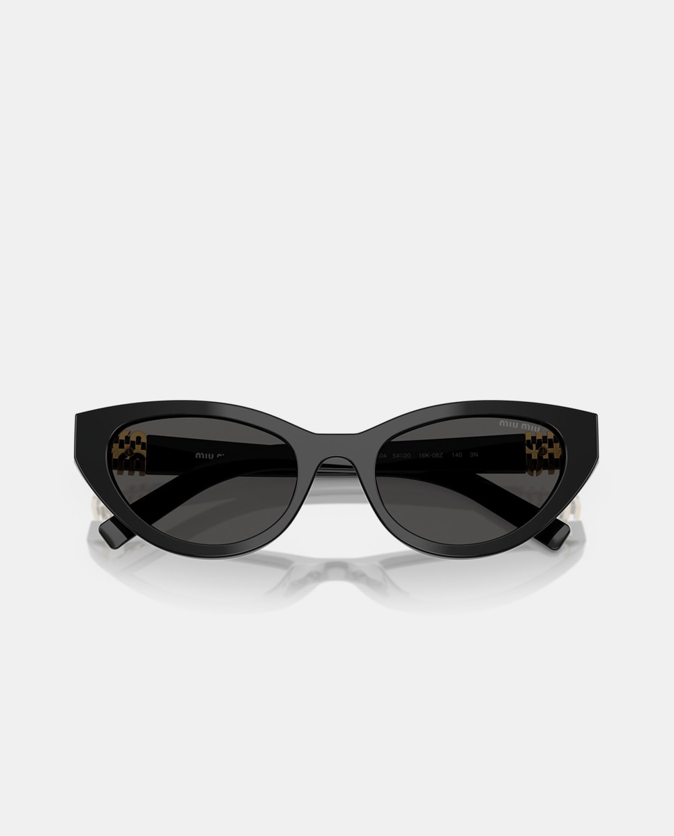 【最新作】COLLECTION 04 （Matte Black) 3号 10点 Gafas de sol MU A04S de mujer mariposa en acetato Negro Miu Miu