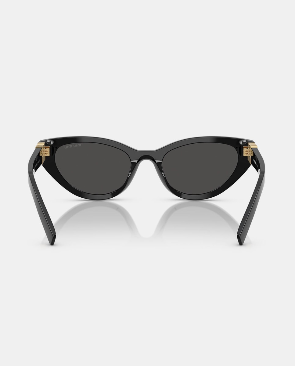 Gafas de sol MU A04S de mujer mariposa en acetato Negro Miu Miu