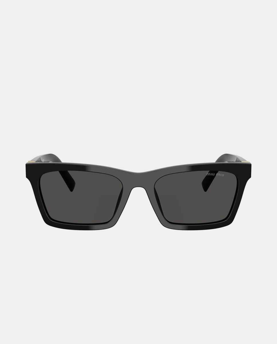 Imagen 0 de Gafas de sol MU A05S de mujer rectangular en acetato Negro