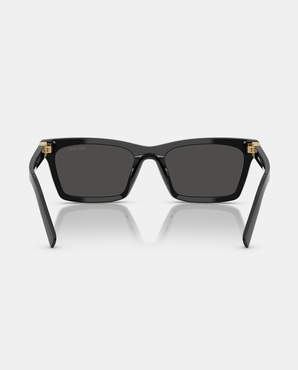 Gafas de sol MU A05S de mujer rectangular en acetato - Miu Miu - Negro Negro-6