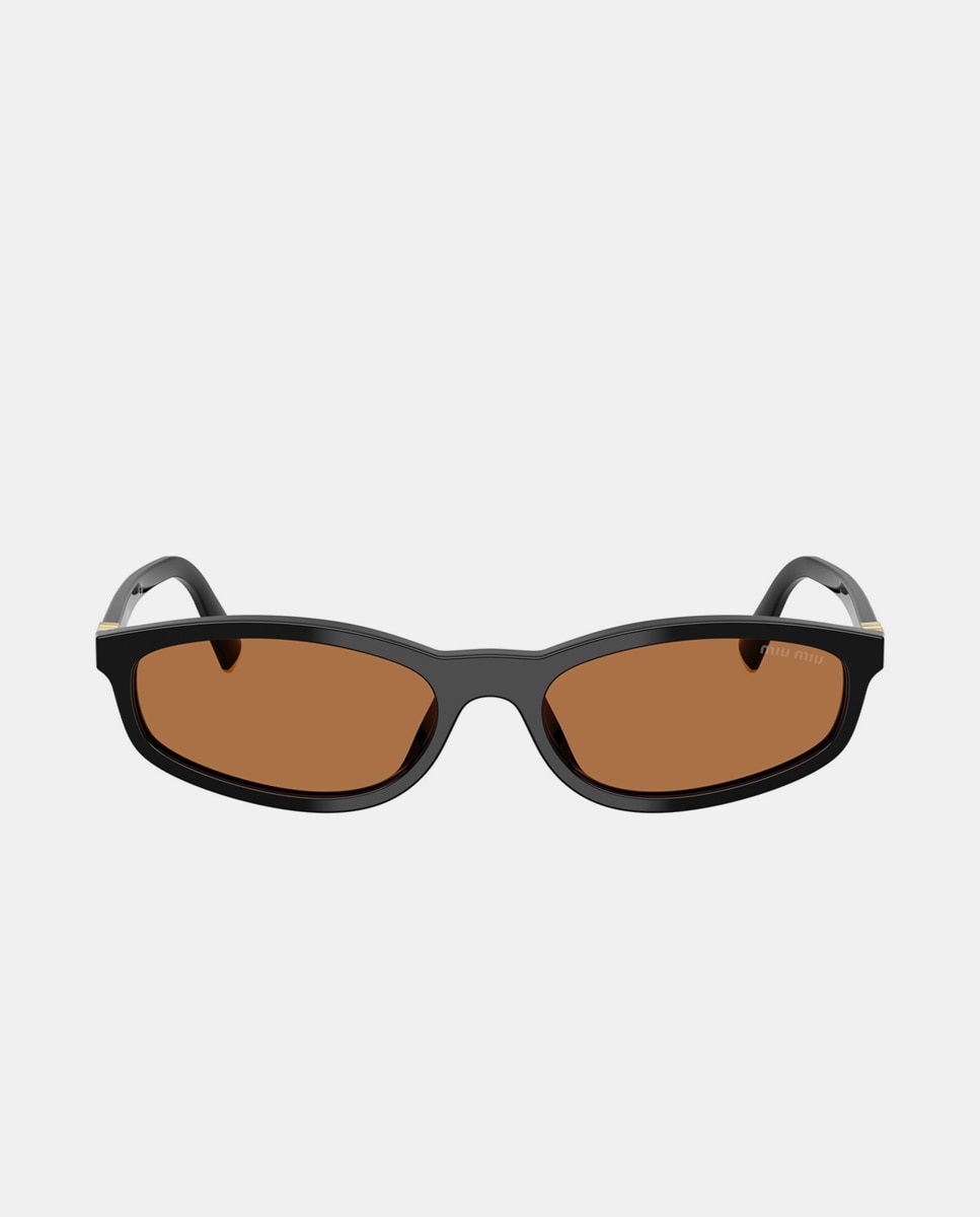 Imagen 0 de Gafas de sol MU A06S de mujer geométrica en acetato Negro