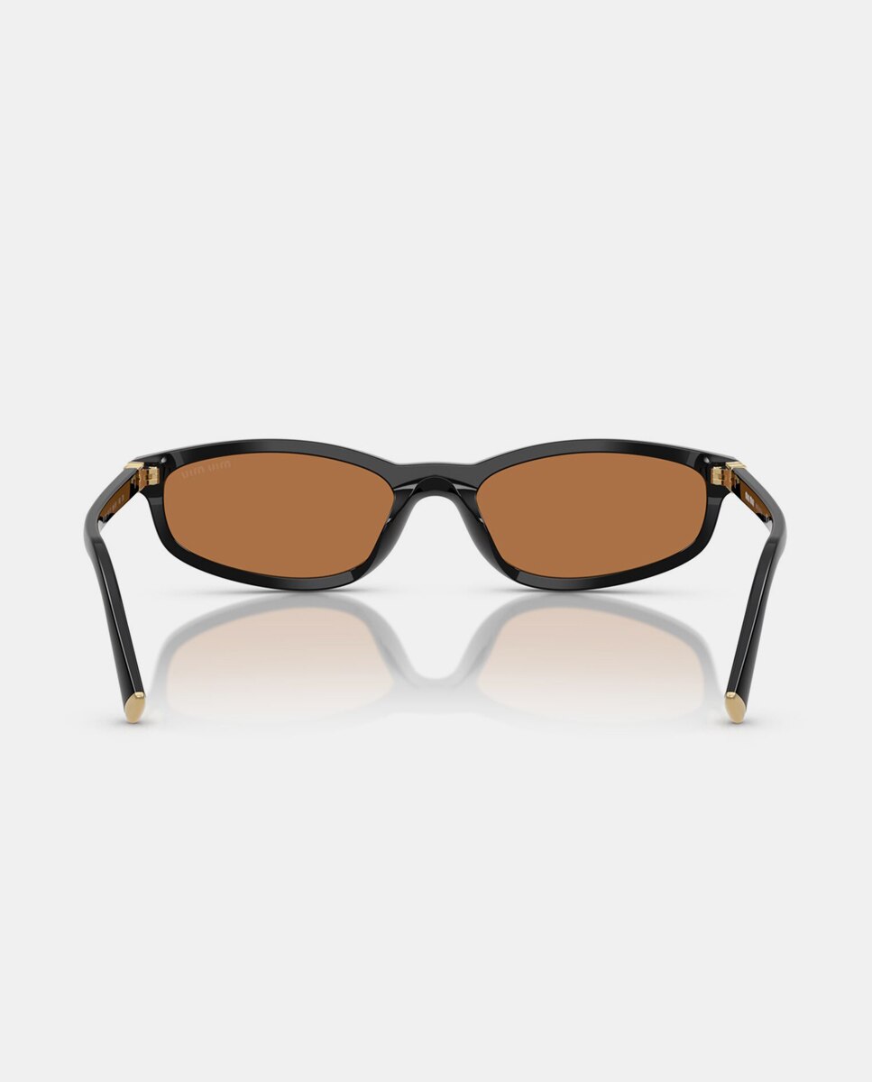 Gafas de sol MU A06S de mujer geométrica en acetato - Miu Miu - Negro Negro-6
