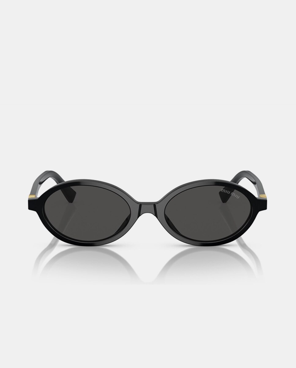 Gafas de sol MU4ZS de mujer ovalada en acetato - Miu Miu - Marrón Marrón-4
