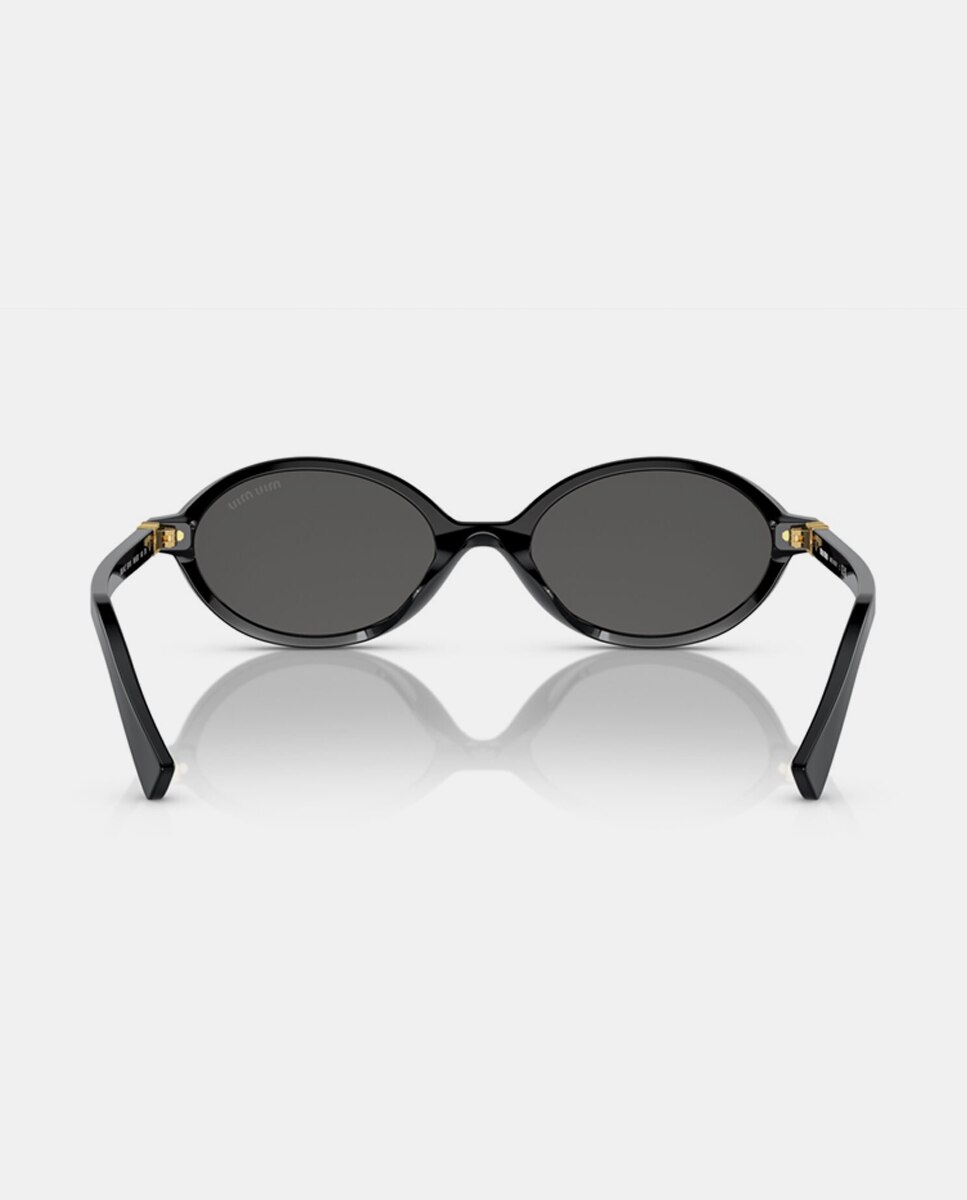 Gafas de sol MU4ZS de mujer ovalada en acetato - Miu Miu - Marrón Marrón-6