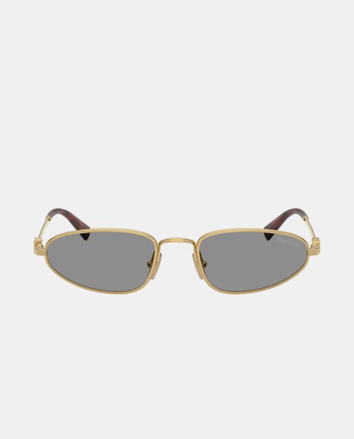 Gafas de sol MU A52S de mujer geométrica en metal