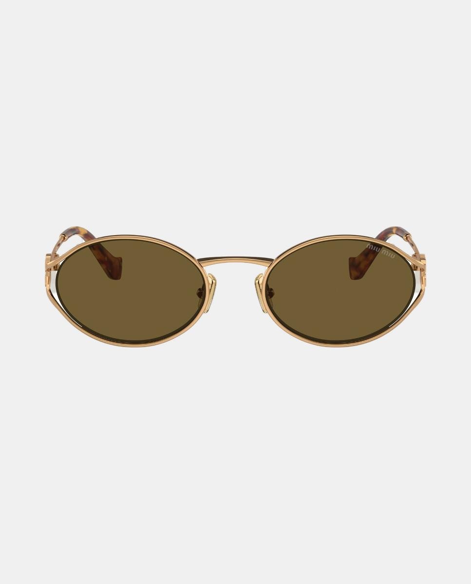 Imagen 0 de Gafas de sol MU 52YS de mujer ovalada en metal Marrón