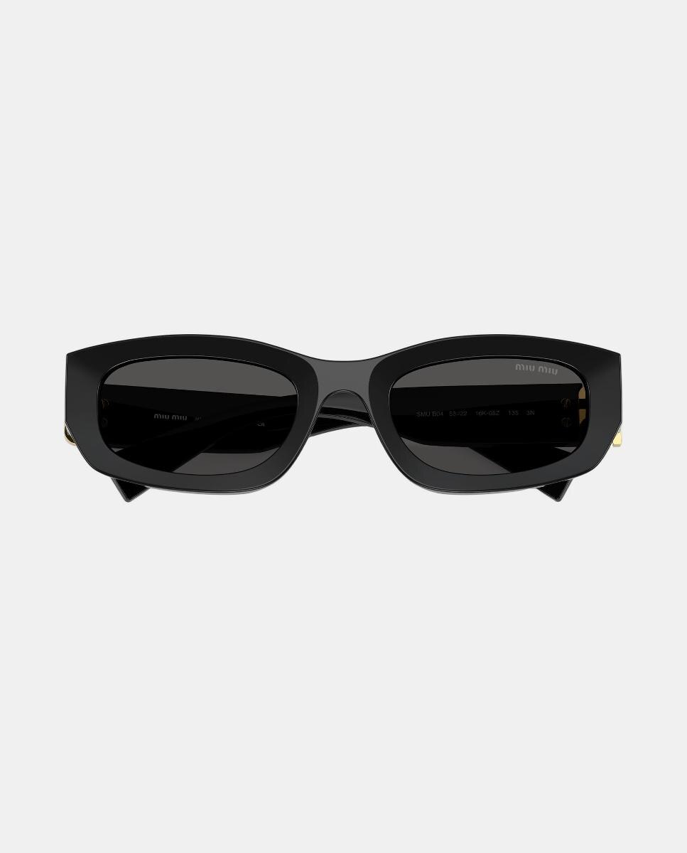 Imagen 5 de Gafas de sol MU B04S de mujer geométrica en acetato - Miu Miu - Negro Negro