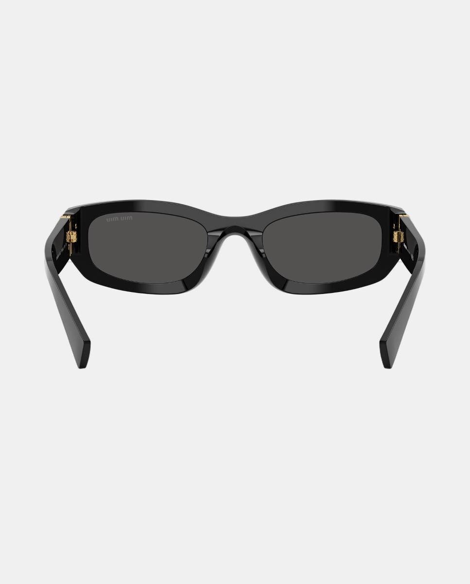Imagen 6 de Gafas de sol MU B04S de mujer geométrica en acetato - Miu Miu - Negro Negro
